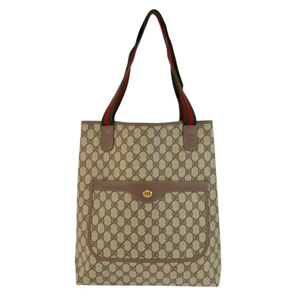 Gucci GG Supreme Canvas Tote Shoulder Bag - Picture 1 of 10
